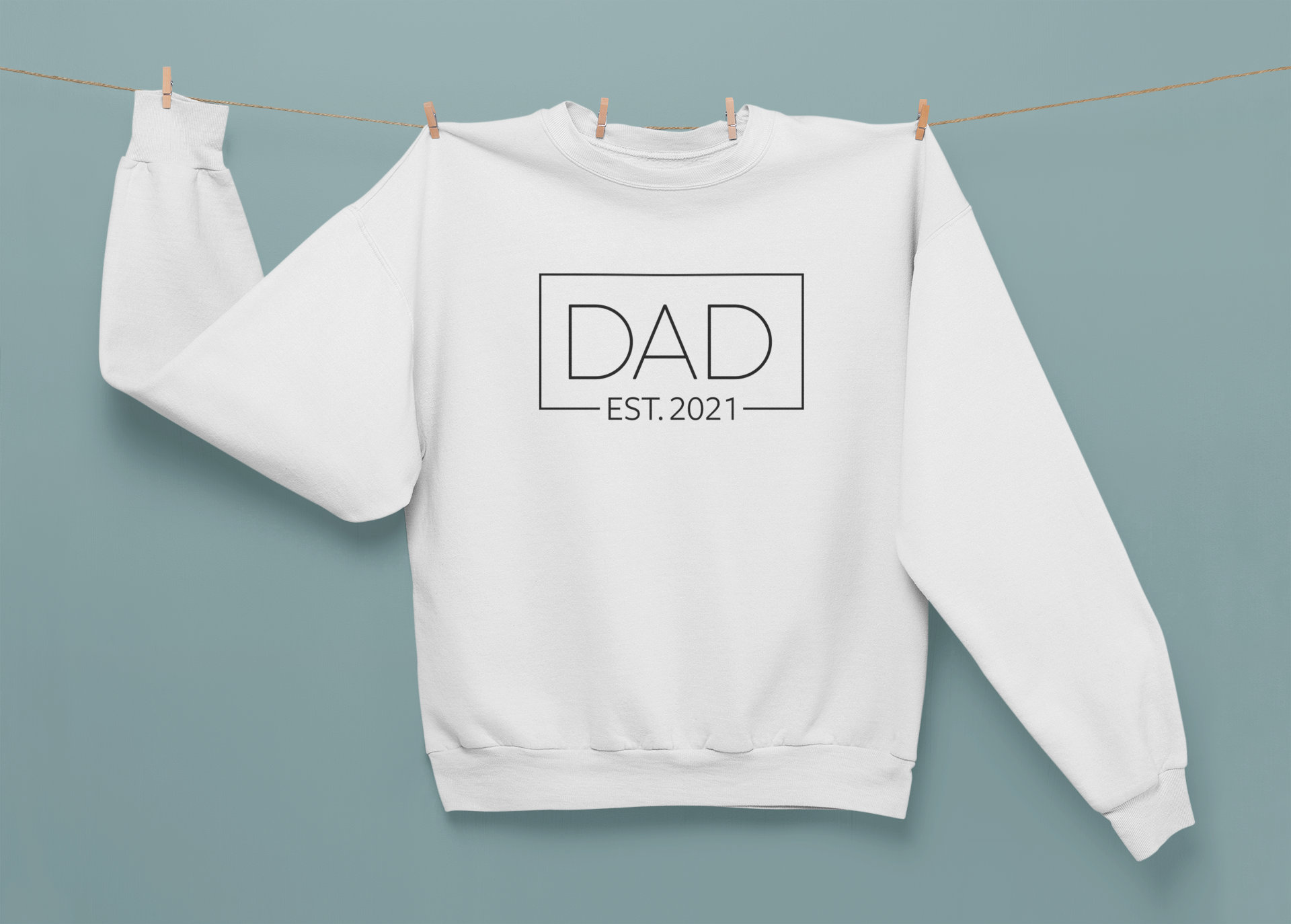 Dad Sweatshirt Dad Est SweatshirtFathers Day Gift Fathers Etsy