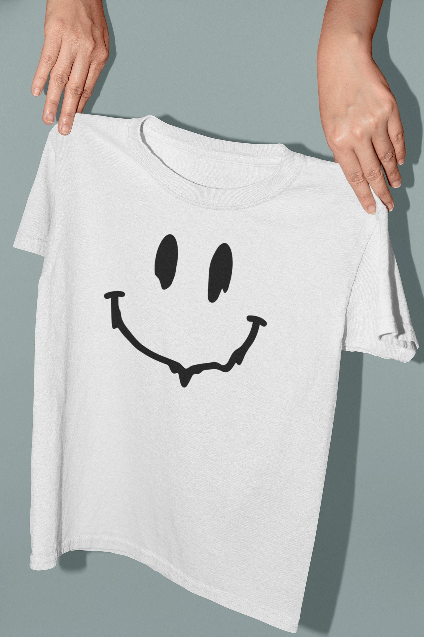 Smiley Face Emoji Funny Cotton Unisex T Shirt Etsy