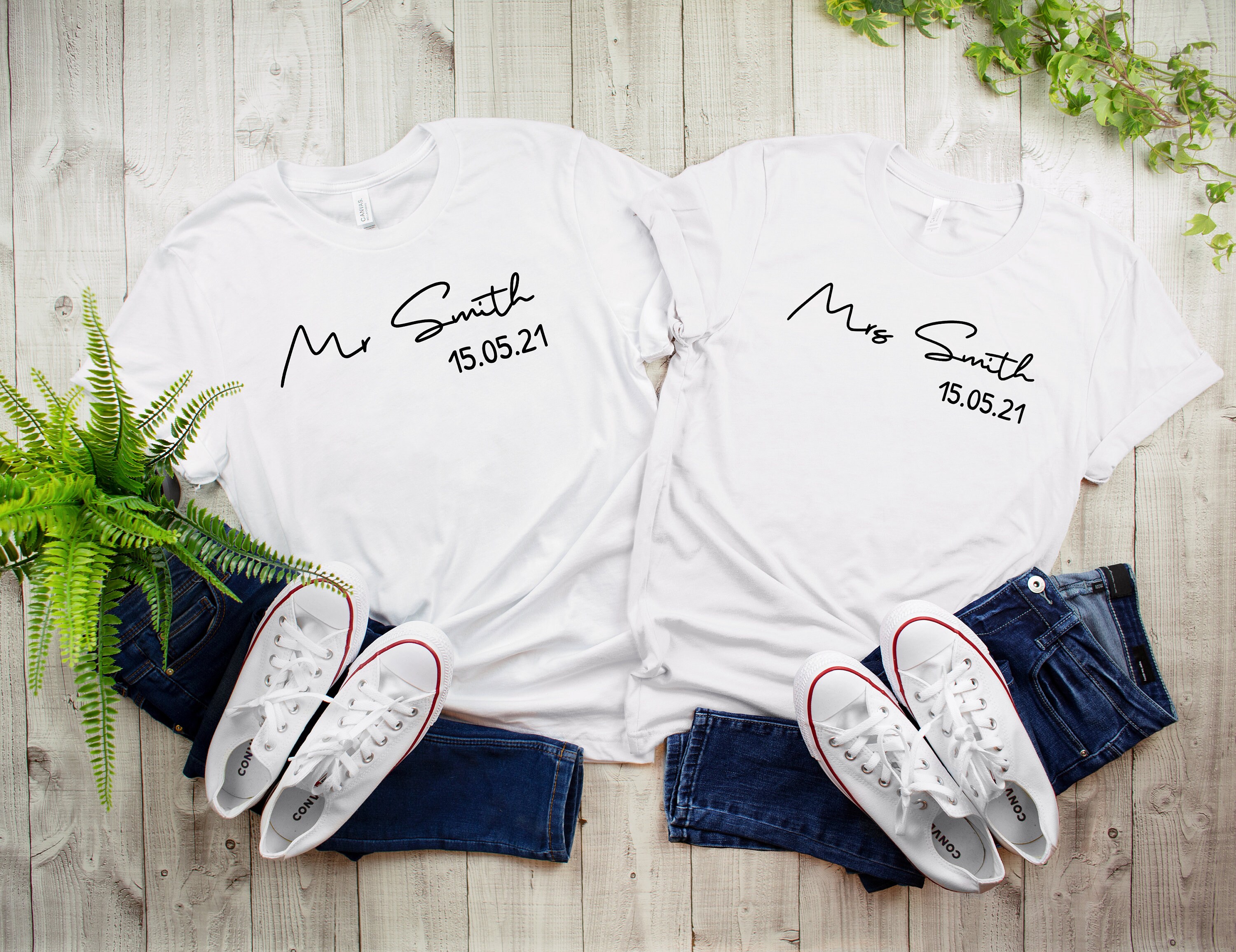 Personalisiertes Tshirt Hochzeit Tshirt Hochzeit Tshirt Etsy