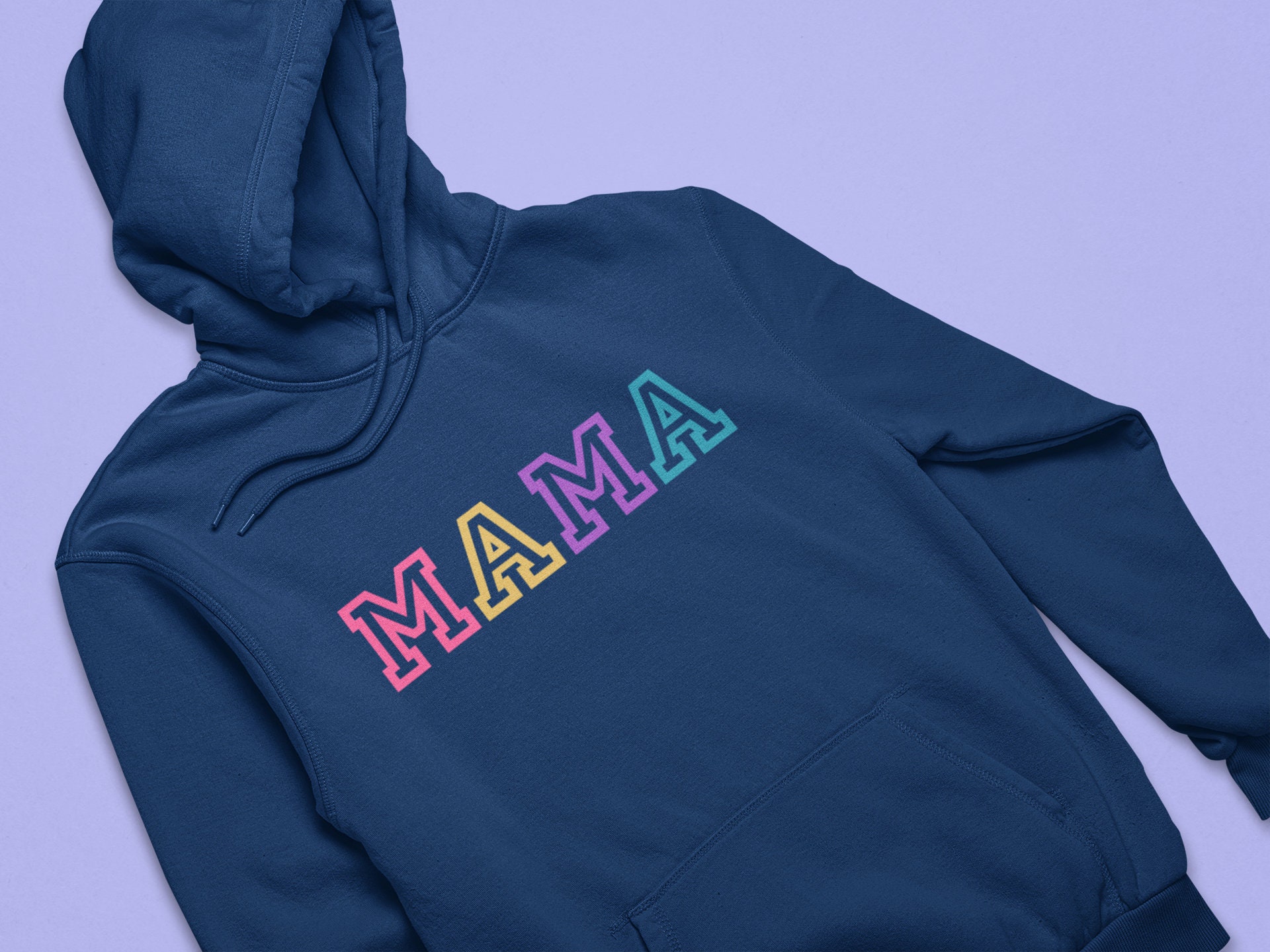 Mama Ladies Women's Rainbow Hoodie Top Outfit Mum Friend | Etsy