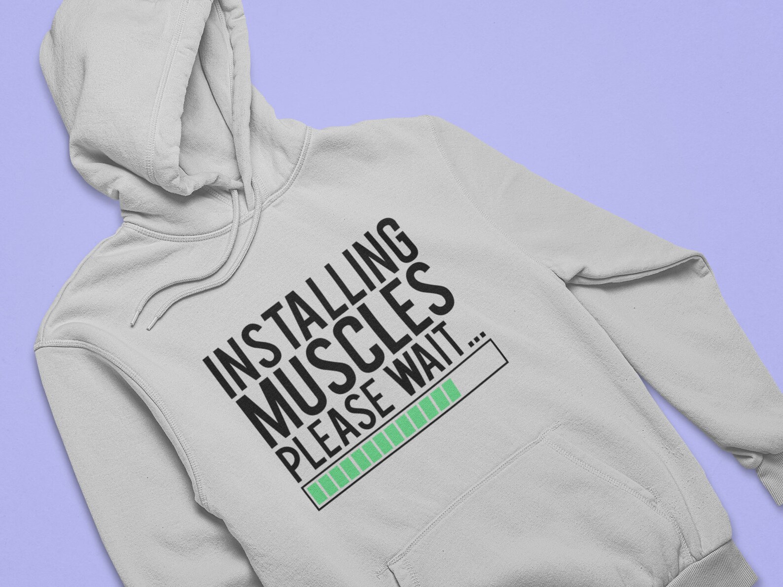 Installing Muscles Hoodie Funny Hoodie Workout Hoodie Gym Etsy