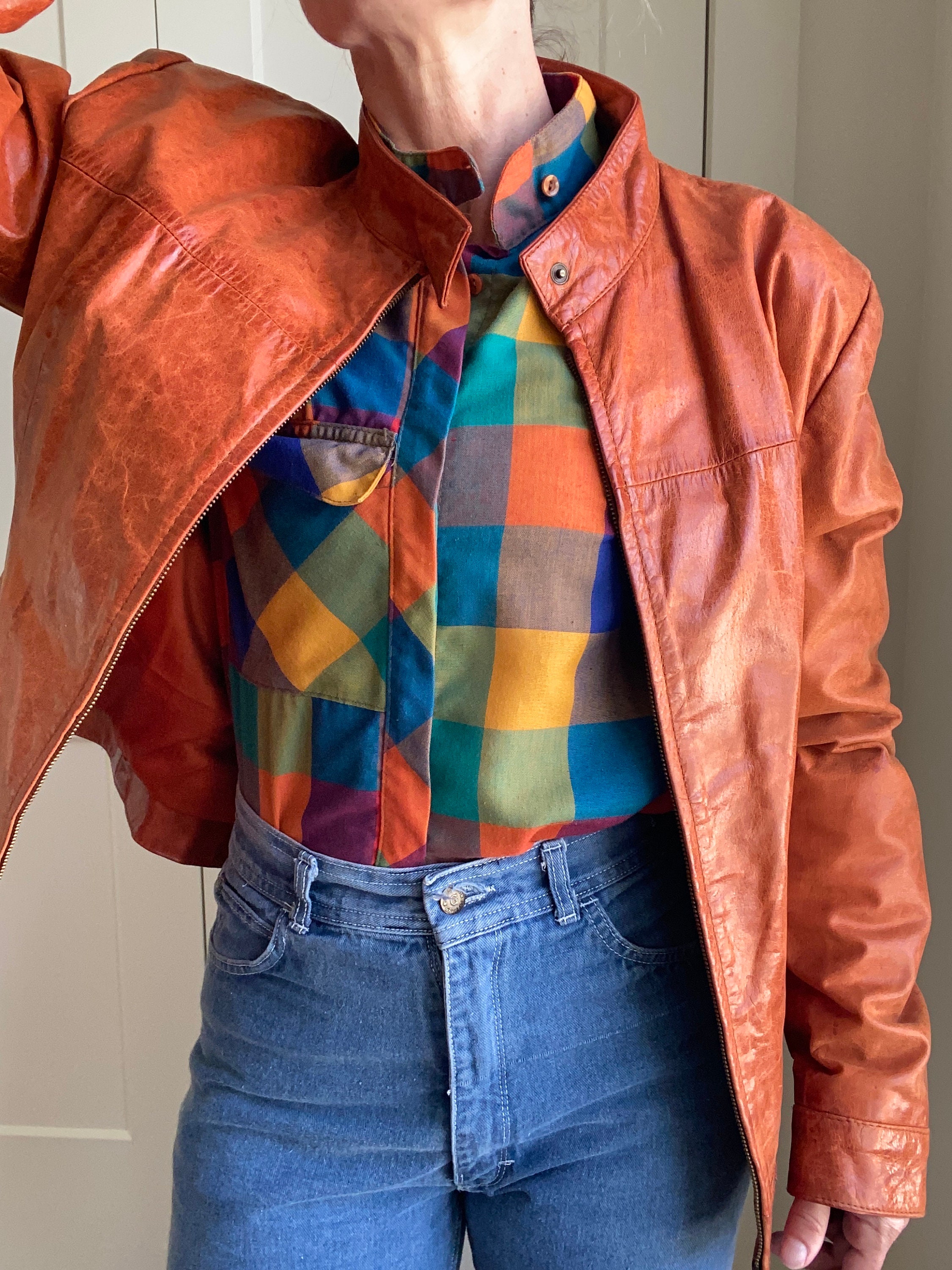 ジャケット・アウター 90s Paul Stuart wool half coat Vintage 90's “paul Stuart” Women's Wool Check Jacket - Etsy