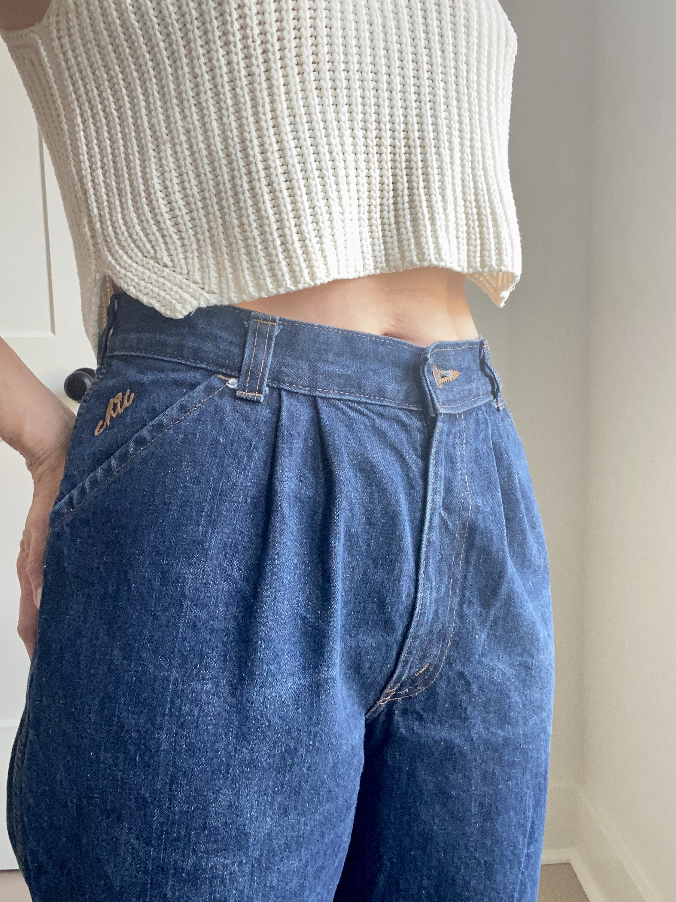 Vintage High Waist Mom Baggy Jeans Women Blue Denim Pants Boyfriend Jean Femme Jeans For Girls