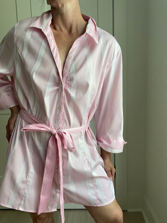 Caren Sport Pink Shirt Dress - image 1