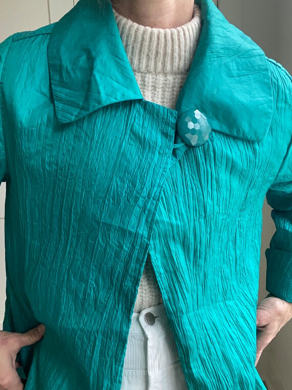 Eden Court Turquoise Overcoat