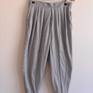 Deadstock, Women’s Forelli Black and White Houndstooth Stir Up, large pants