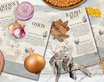 Book of Shadows, Printable pages of Baneful Herbs. Set #3