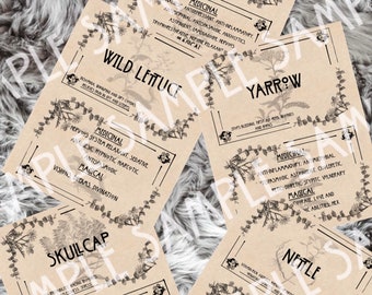 Apothecary Labels for Pain relief