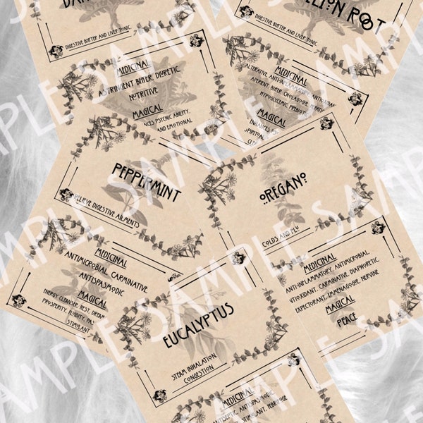 Apothecary Labels - Etsy