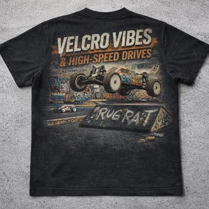 T-shirt de voiture radiocommandée velcro Vibes et entraînements haute vitesse T-shirt graphique Skate Park