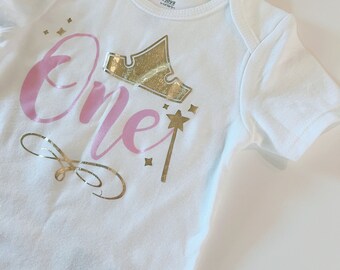 Sleeping Beauty bodysuit, Sleeping Beauty Birthday One party, Aurora Birthday, Aurora, One High Chair Banner