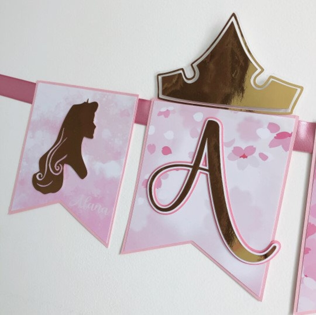 Sleeping Beauty Banner Sleeping Beauty Birthday Banner - Etsy