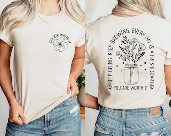 Self Love Wildflower SVG: Boho Shirt Design (Digital Download)