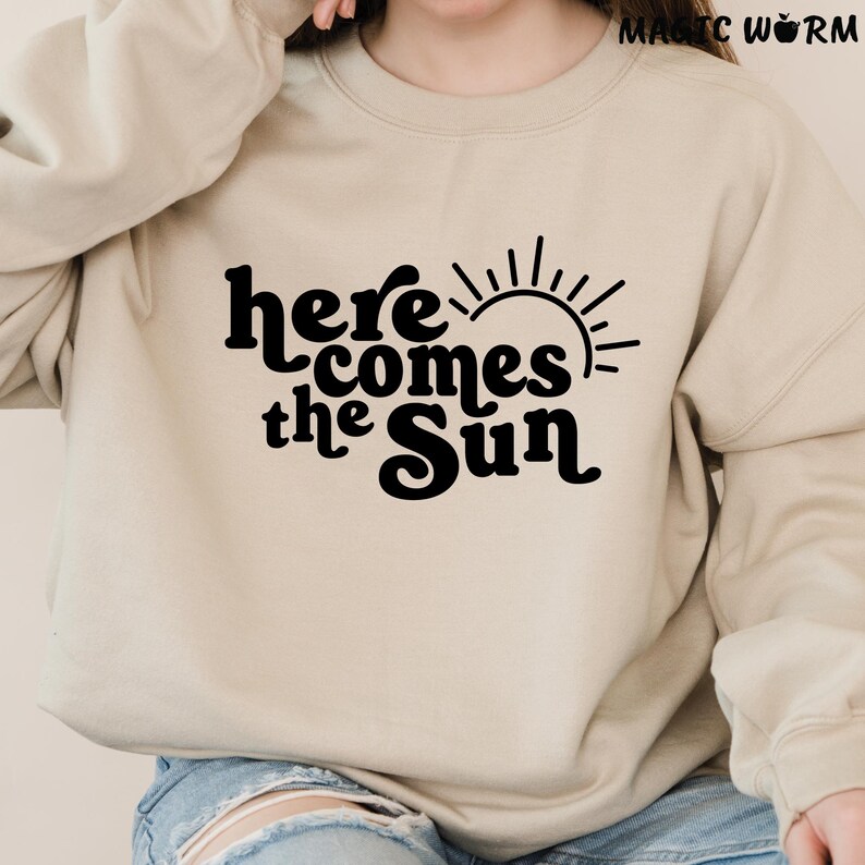 Here Comes The Sun SVG: Beatles Summer Art (Digital Download) image 3