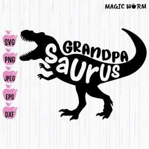 Abuelo Saurus svg, abuelo svg, t-rex dinosaurio svg, abuelo svg, diseño de camiseta T-rex, dino svg, cricut, descarga instantánea