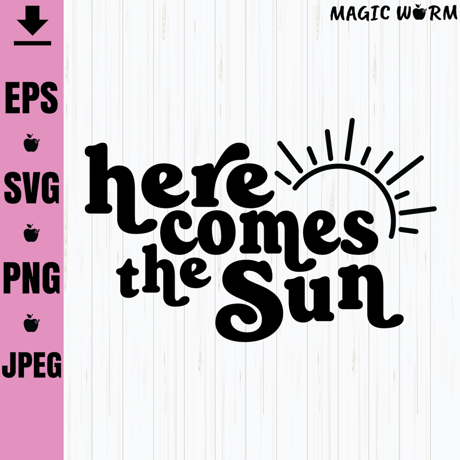Here Comes The Sun Svg Png Jpeg Eps Summer svg Beatles | Etsy