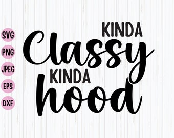 SVG con clase y capucha: Cita sarcástica divertida (digital)