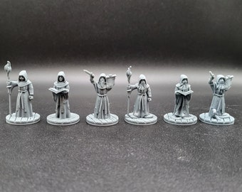 Deep One Cultists, Cthulhu Cultists, Sea Cultists, Ocean Cultists, Tentacle, DnD mini TTRPG tabletop miniatures, EC3D Depths of Savage Atoll