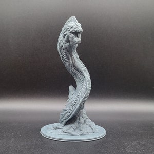 Ancient Eel, Colossal Eel, Giant Eel, Sea Monster, Moray Eel, DnD mini, TTRPG miniature