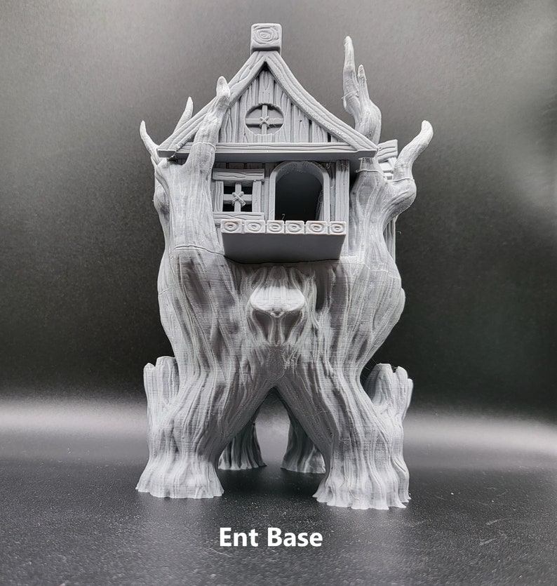 Ent House Tree Ent House Terrain DND or Tabletop Gaming 28mm/32mm Scale Living ...