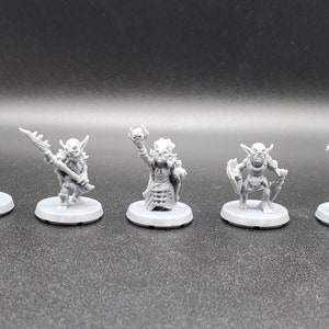 Goblin Miniature Figure for DnD Monster Game Piece Resin Printed Fantasy Creature Mini Model Tabletop Gaming Accessory Dungeon Enemy