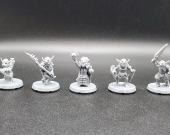 Goblin Miniature Figure for DnD Monster Game Piece Resin Printed Fantasy Creature Mini Model Tabletop Gaming Accessory Dungeon Enemy