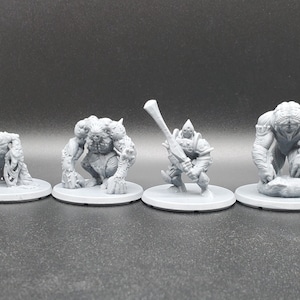 Golem, Clay Golem, Earth Golem, Armor Golem, Steel Golem, Flesh Golem, Zombie, Brain Golem, Illithid, Mind Flayer