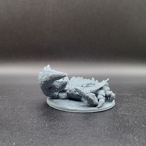 Giant Crab Miniature, Dire Crab, EC3D Designs, 3d printed mini, DND RPG TTRPG minis