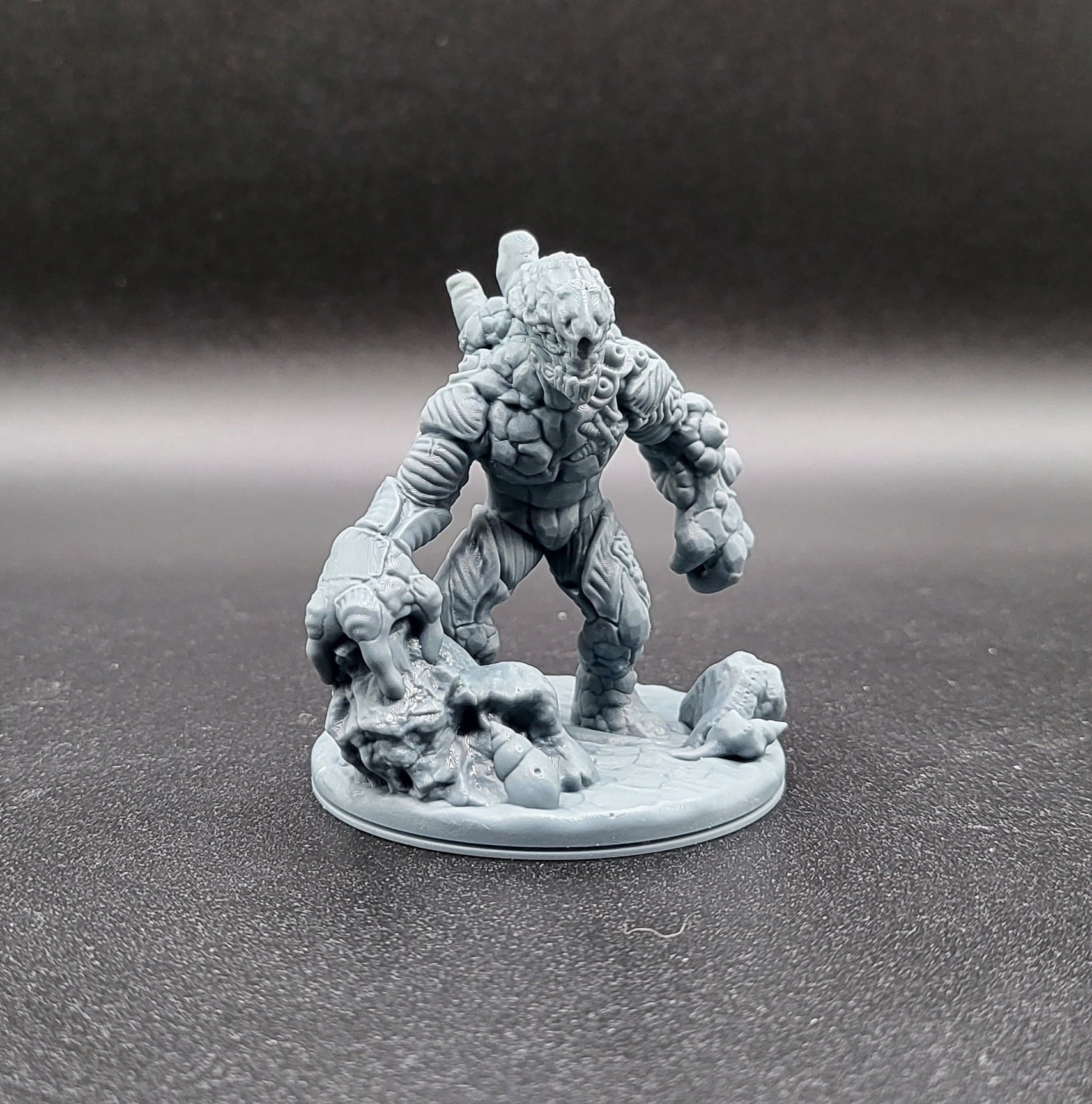 Coral Golem, Sea Monster, Rock Golem, Sea Creature, Sea Elemental, Ocean Elemental, DnD mini, TTRPG miniature, EC3D Depths of Savage Atoll
