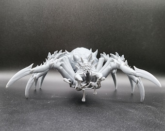 Giant Spider Queen Shelob miniature for DND or tabletop gaming, 28mm D&D mini, 32mm Warhammer mini Colossal Spider Massive Spider