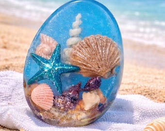 Seashell Ocean Soap-Beach Inspired Handmade Soap-Coastal Gift-Beach Wedding Favor-Sea Shell Soap Gift