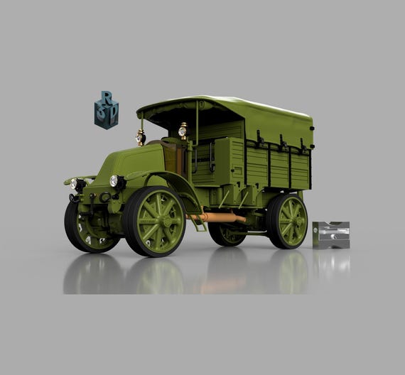 Camion Berliet CBA 1914 – WW1 – Kit Imprimé 3D échelle 1/35 – R3D – Neuf