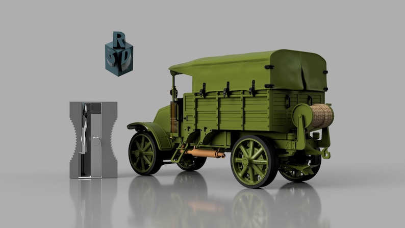 RENAULT EG WW1 french truck 3D model kit 1:35 scale WW1 Highly detailed