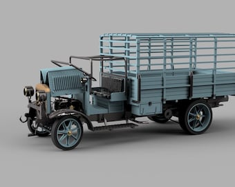 Berliet Courte - a WW1 Truck in 1:48 scale. by B_Dali