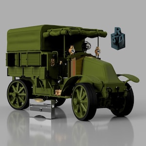 Renault EG WW1 french truck 3D model kit 1:35 scale WW1 Highly detailed. Renault EG 3D model scale 1/35