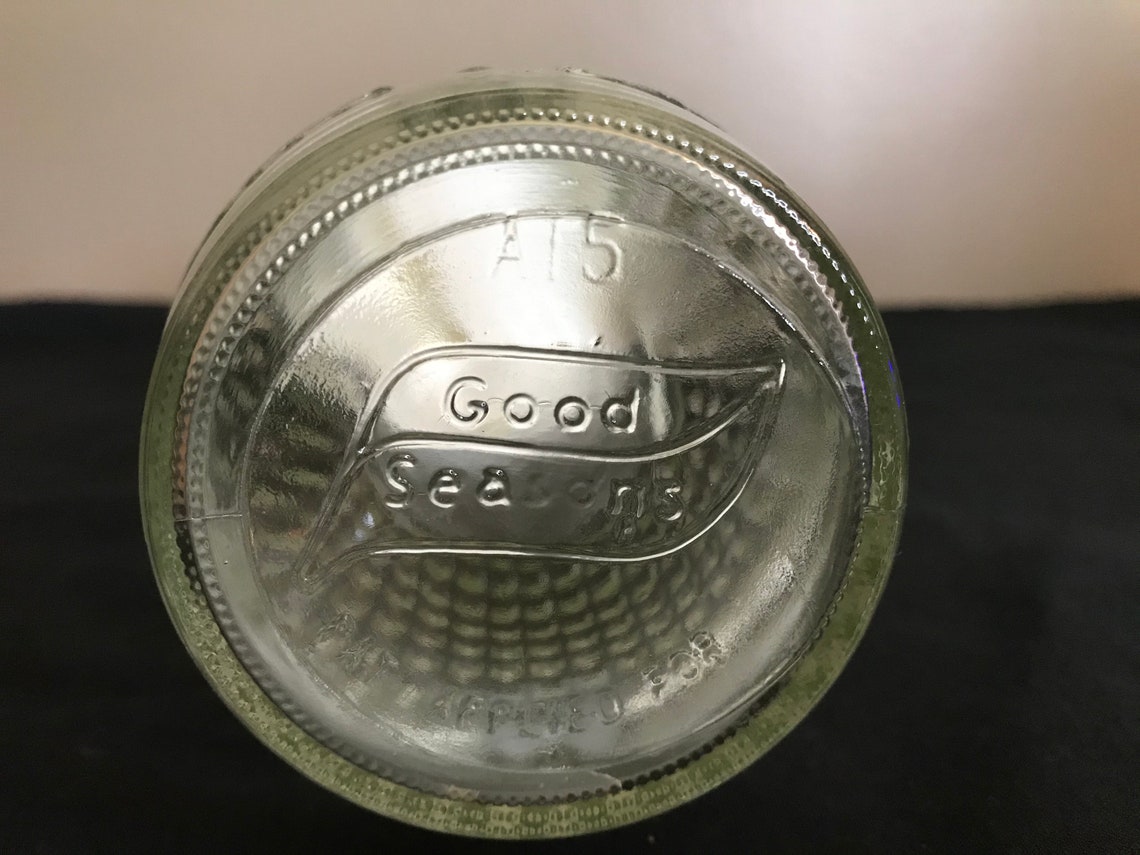 Vintage Good Seasons Cruet Diamond Design With Original Lid Etsy