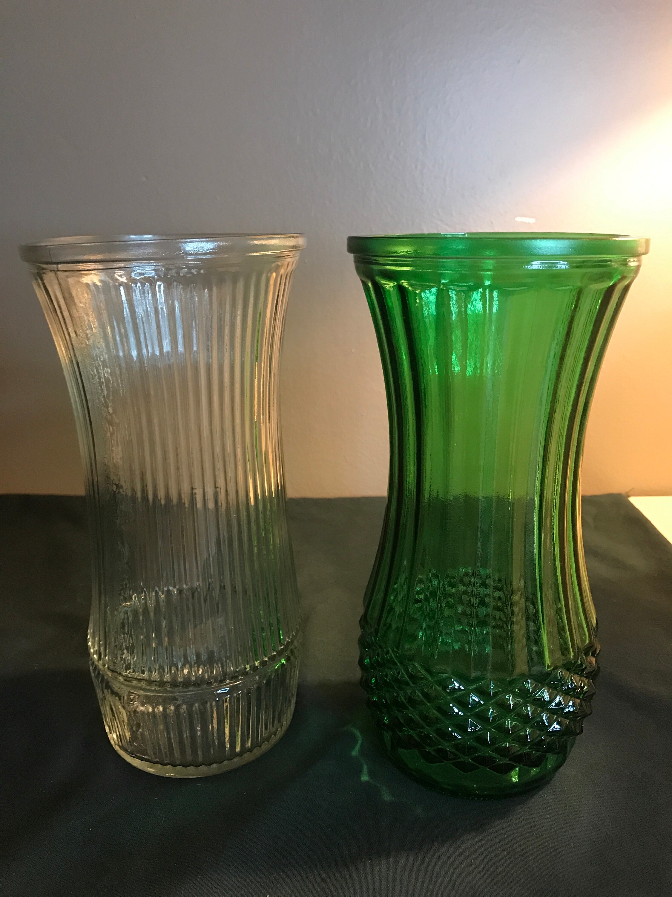 Vases en verre vintage. Votre choix. Etsy