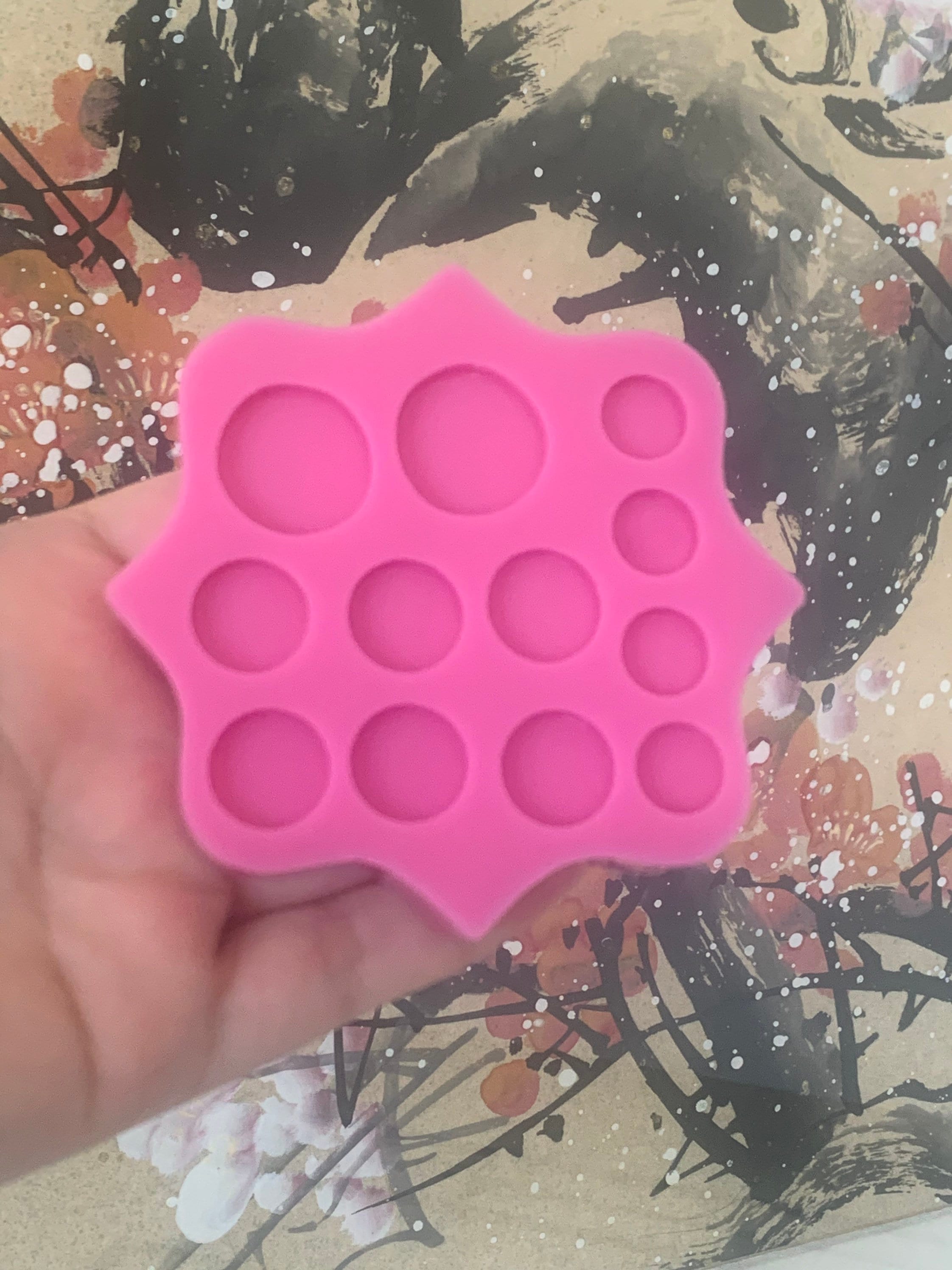 Circle Pack Studs Silicone Mold/Mould Silicone Mold Resin Etsy