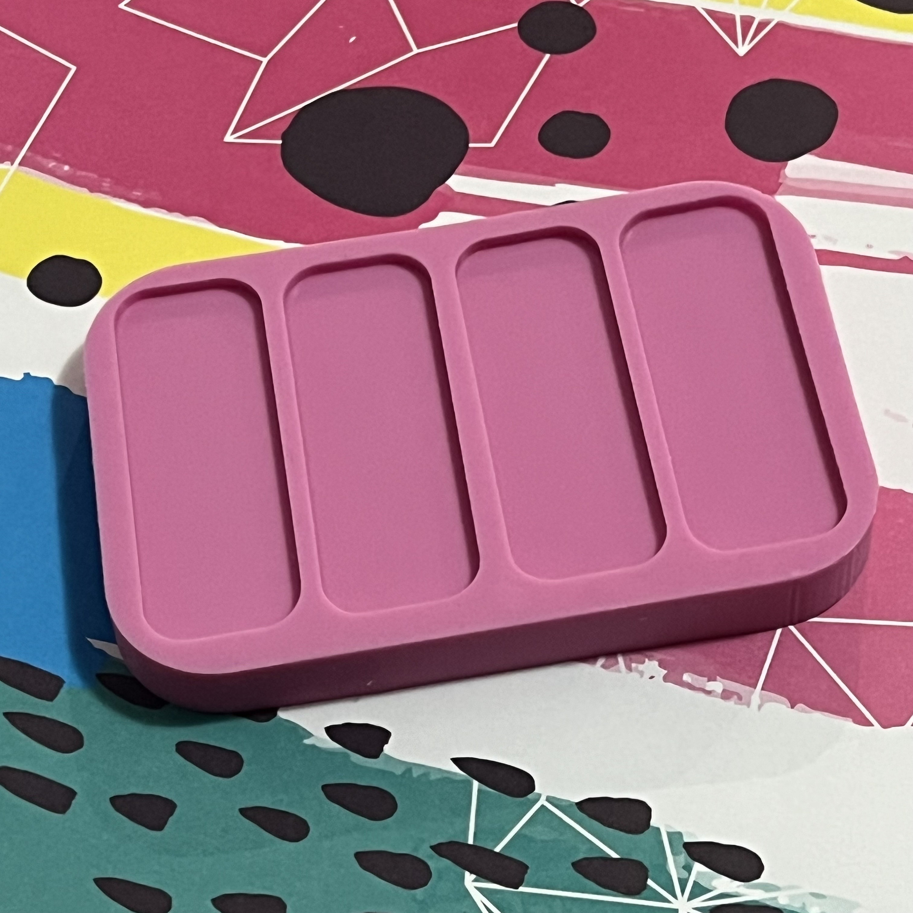 DIY Name Badges, Silicone Mould, Resin