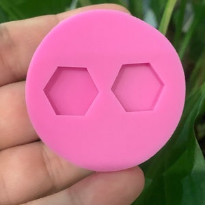 Small Hexagon Silicone Mold/Mould, Silicone Mold, Resin Mould, Earring Moulds, Earring Mold