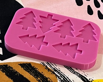 Christmas Tree Silicone Mold/Mould, Silicone Mold, Resin Mould, Earring Moulds, Earring Mold