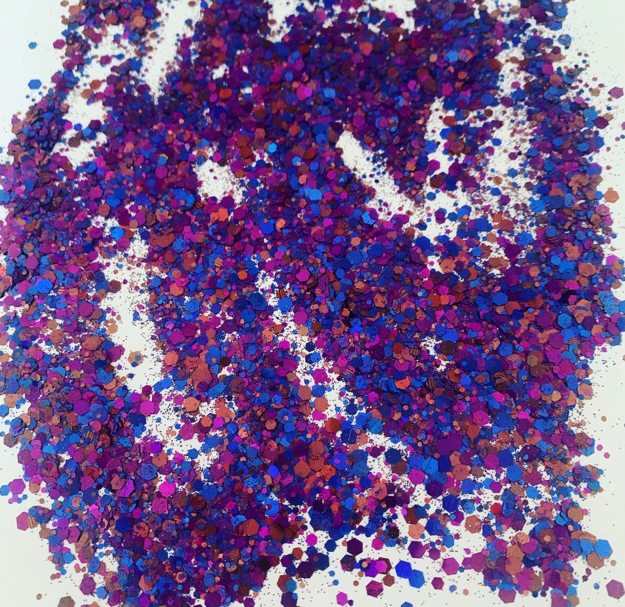 Mezcla de brillo holográfico de disco púrpura 10g | Etsy