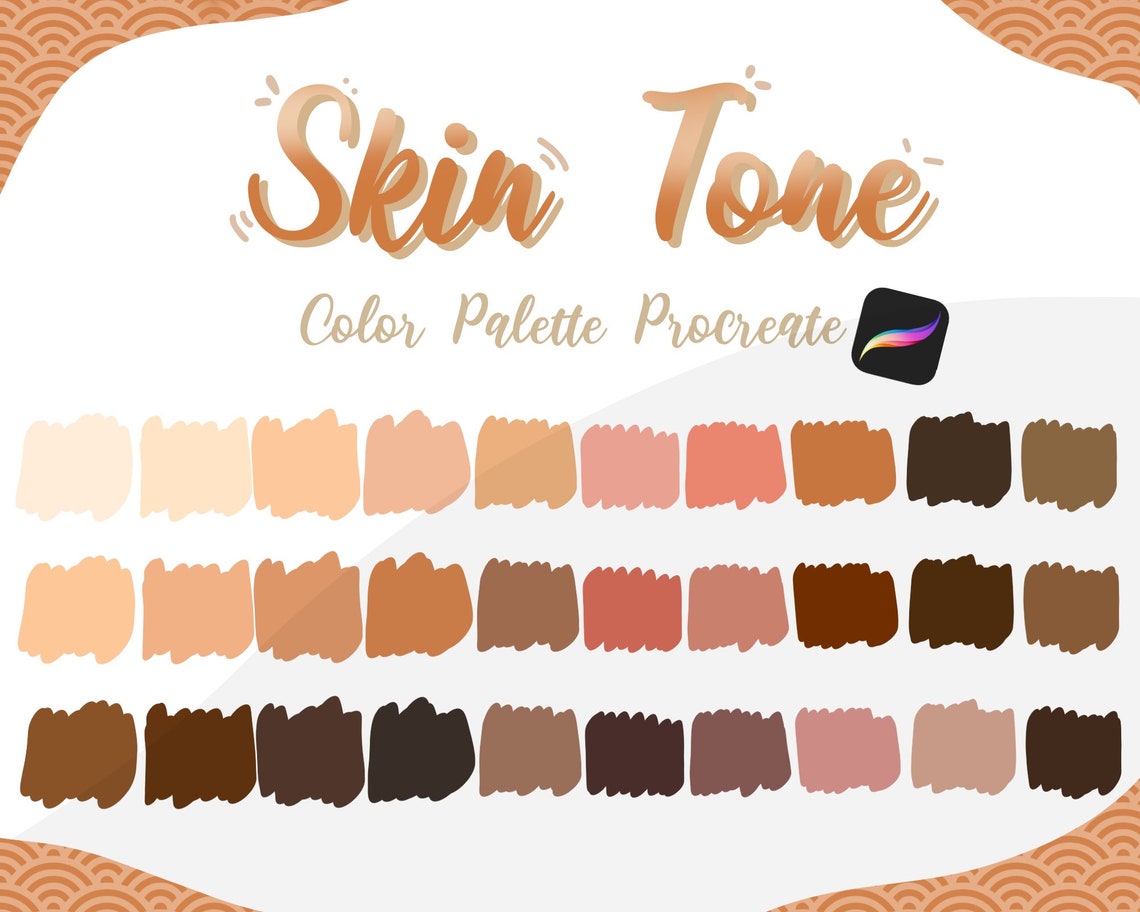 procreate skin tone palette download free