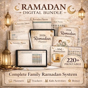 Complete Family Ramadan Planner Bundle