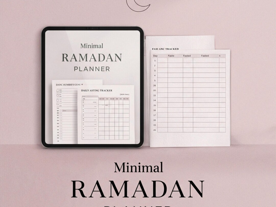 Printable Ramadan Fasting Tracker Simple 30-day Islamic Planner - Etsy
