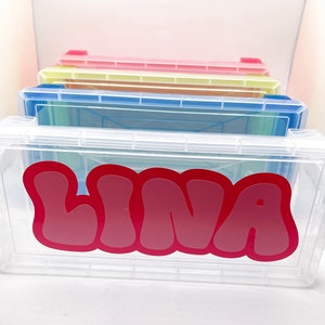 Gepersonaliseerde Marker Case/pennenbakje/marker set/kindercadeau/kunsten en ambachten kinderen/terug naar school/kunstfeestgunsten/schoolbenodigdheden/Kinder/
