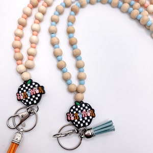 Personalized Reteo Lanyard / Breakaway Teacher Lanyard/Personalized Lanyard / ID Holder / smiley faceLanyard /Teacher Lanyard / Teacher Gift