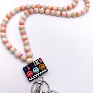 Personalized Reteo Lanyard / Breakaway Teacher Lanyard/Personalized Lanyard / ID Holder / smiley faceLanyard /Teacher Lanyard / Teacher Gift