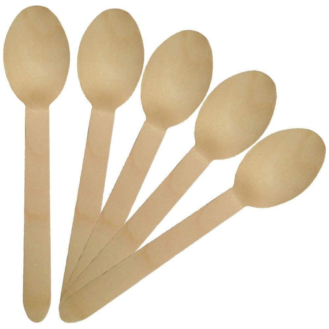 Disposable Wooden Spoons by bamboo lover pack of 300 Etsy