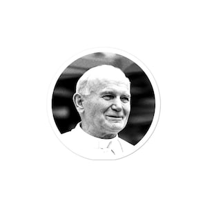 Saint John Paul II Vinyl Stickers